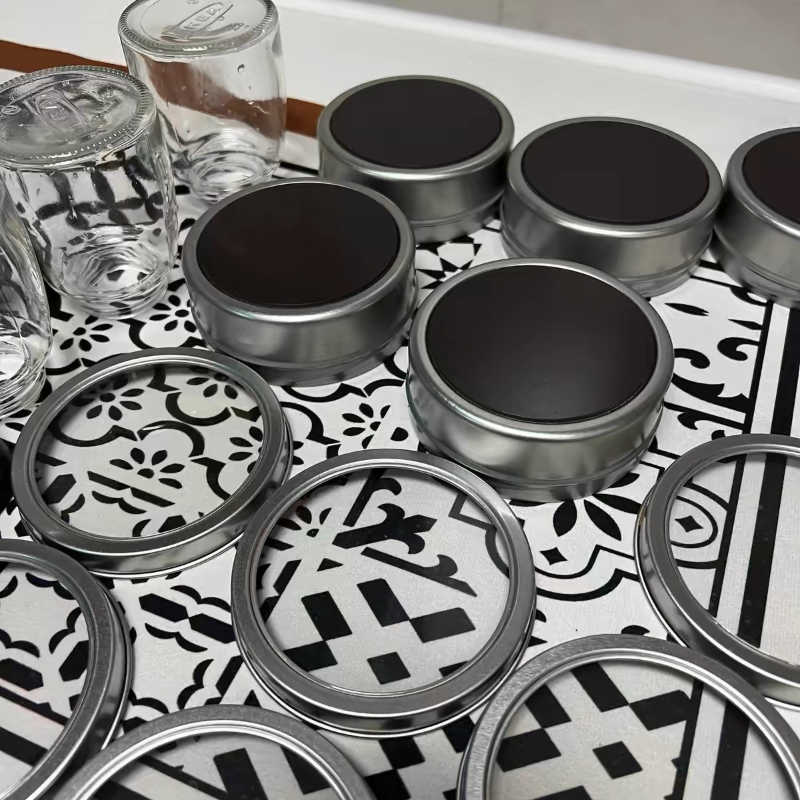 Magnetic Spice Tins with Clear - огляд і ціна Tin Container Lid