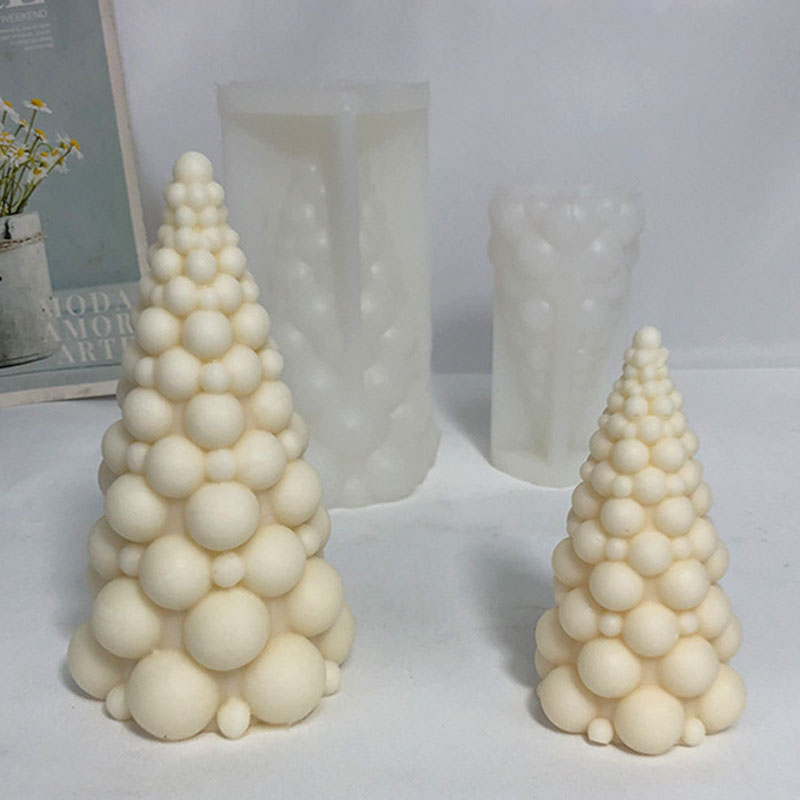 3D Bubble Christmas Tree Silic - огляд і ціна Candle Making Kits