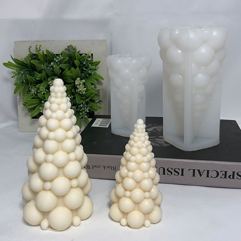 3D Bubble Christmas Tree Silic - огляд і ціна Candle Making Kits