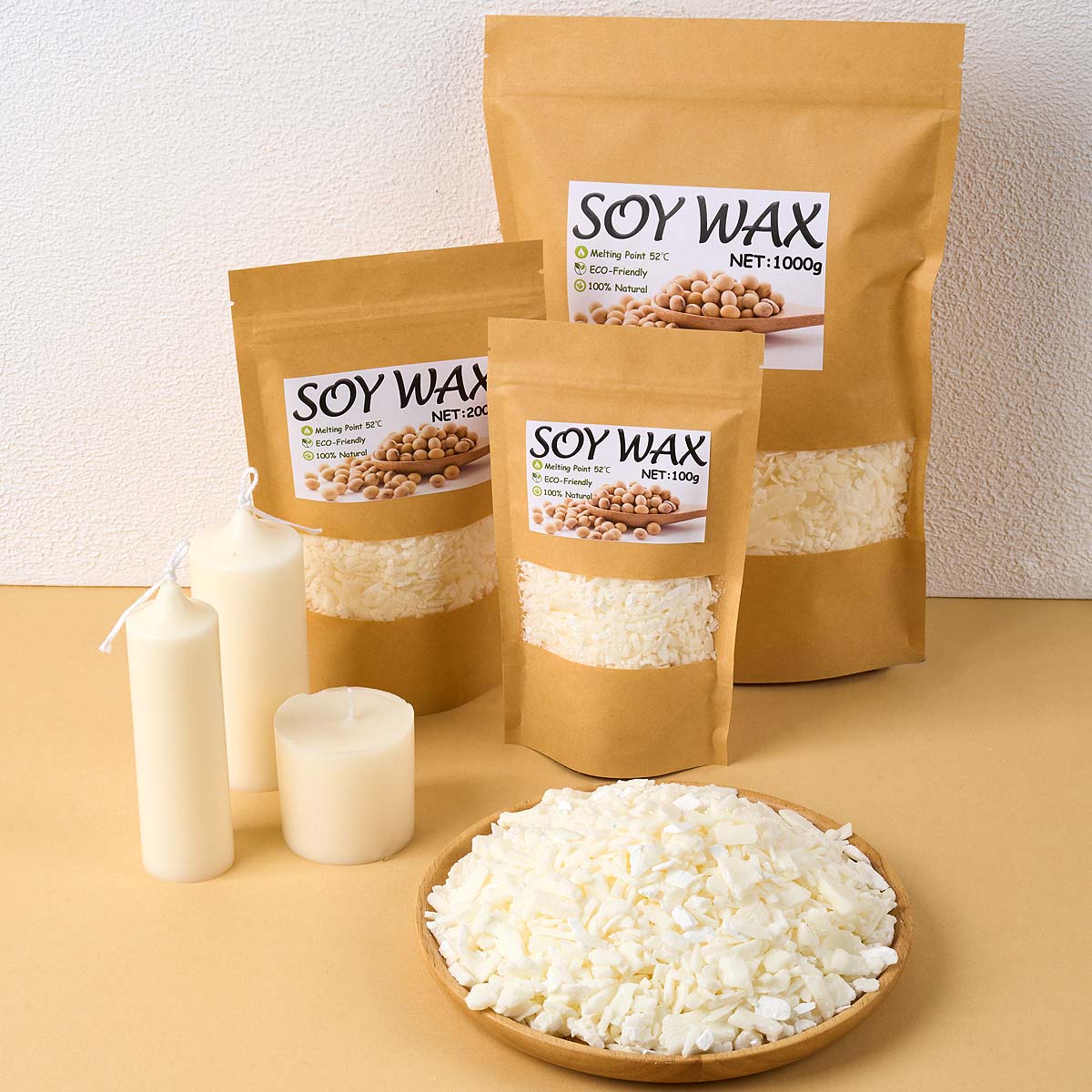 1 Pounds Pure White Soy Wax Fo - огляд і ціна Candle Making Kits