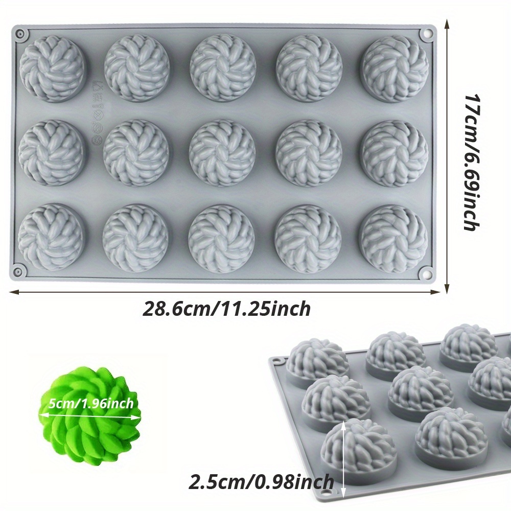 1Pc Cake Mold Santa Ana Floral - огляд і ціна Candle Making Jug