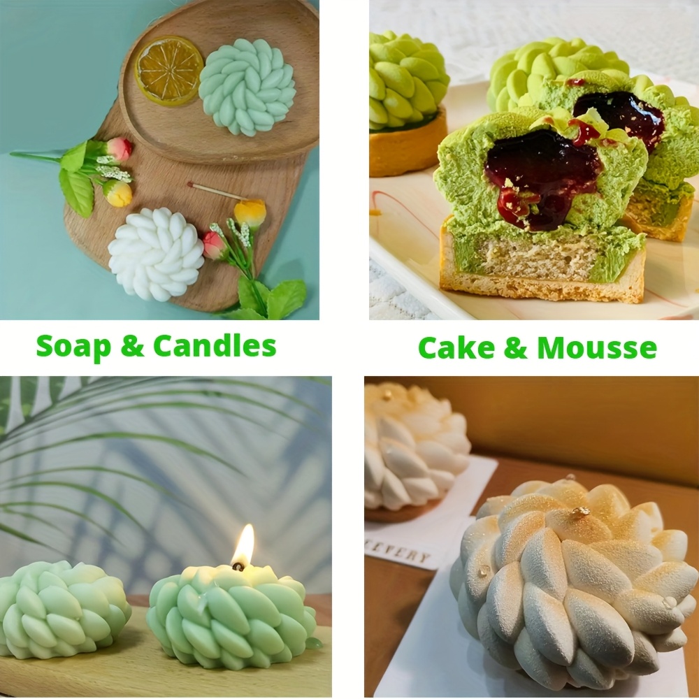 1Pc Cake Mold Santa Ana Floral - огляд і ціна Candle Making Jug