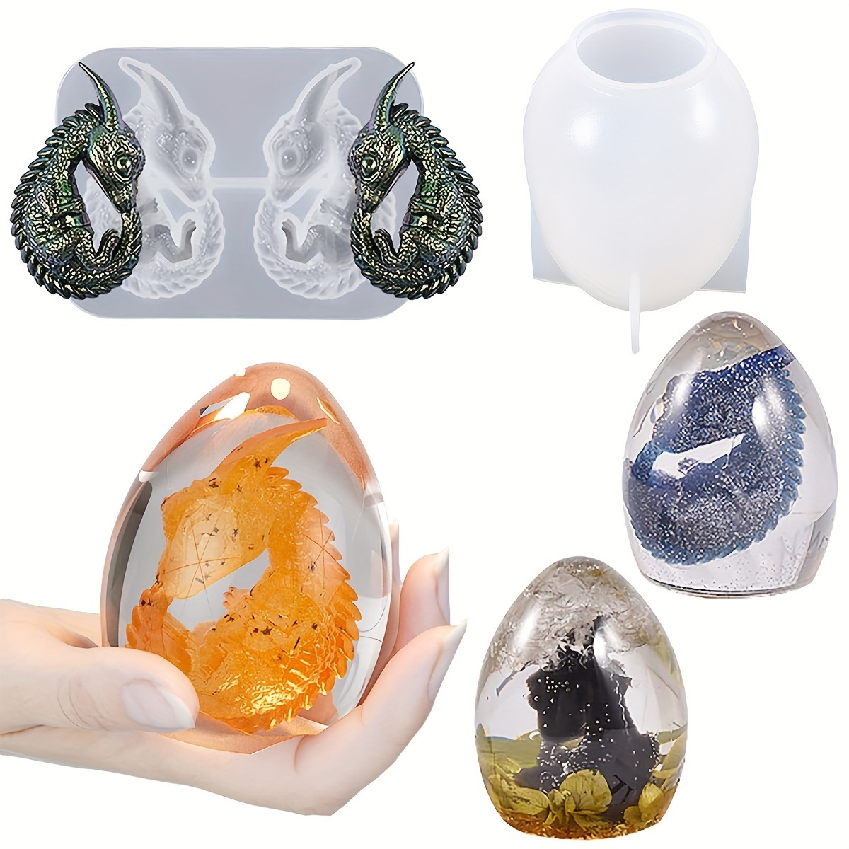 Silicone Dragon Egg Molds, 2-P - огляд і ціна Candle Making Tutorial