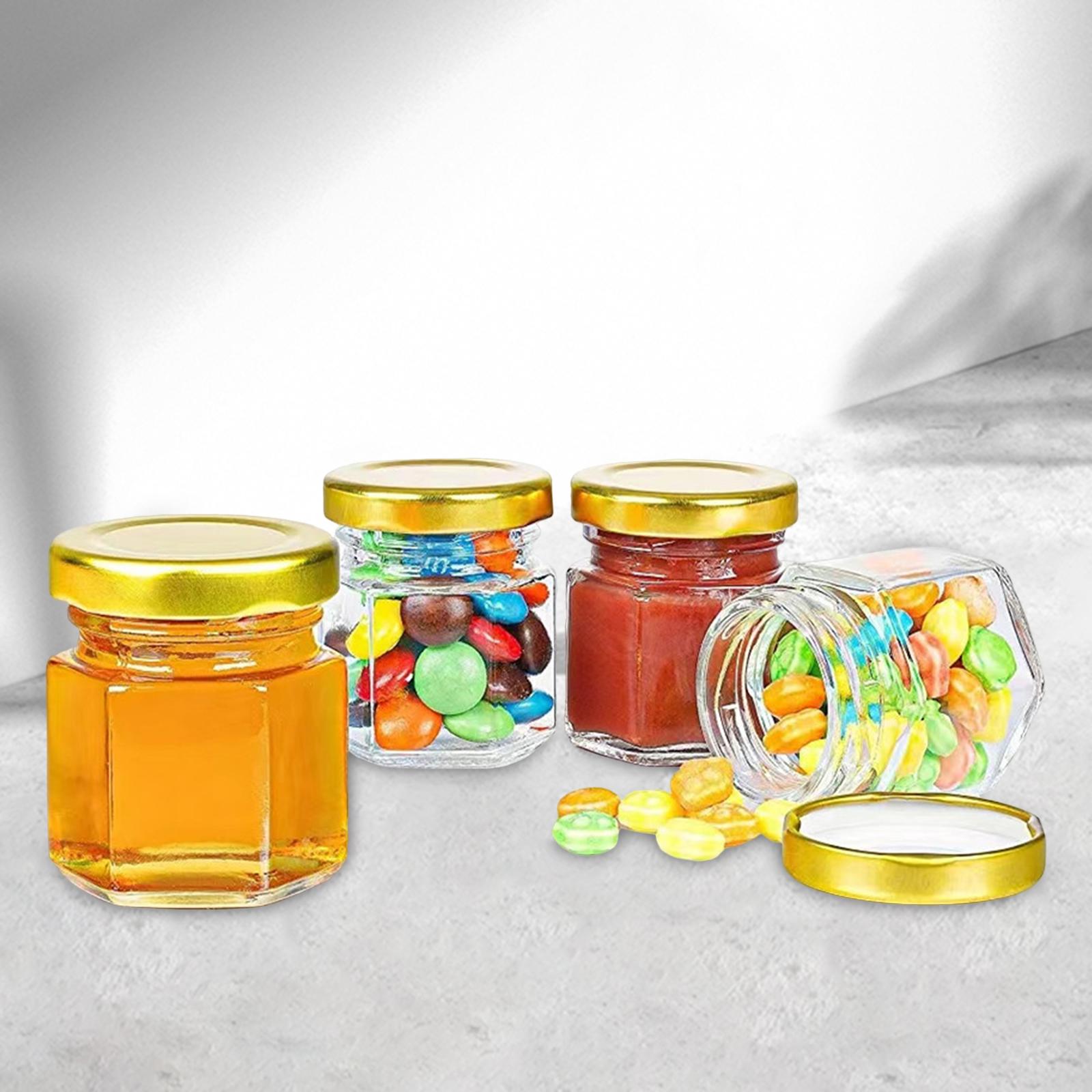 20x Small Glass Jars Screw Lid - огляд і ціна Candle Making Jars With Lids
