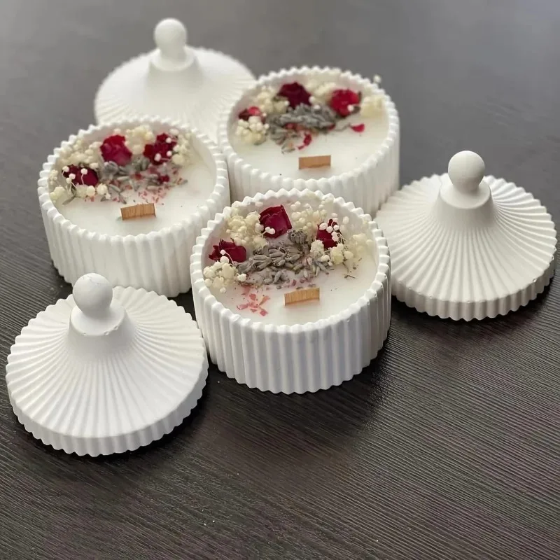 2pcs silicone candle jar mold  - огляд і ціна Candle Making Jars With Lids