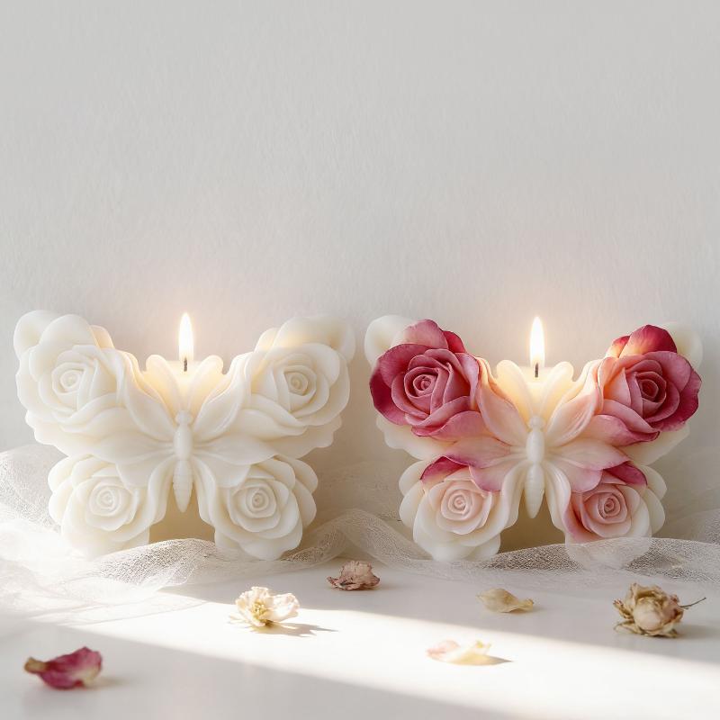 DIY Rose Butterfly Form Silico - огляд і ціна Candle Making Tutorial
