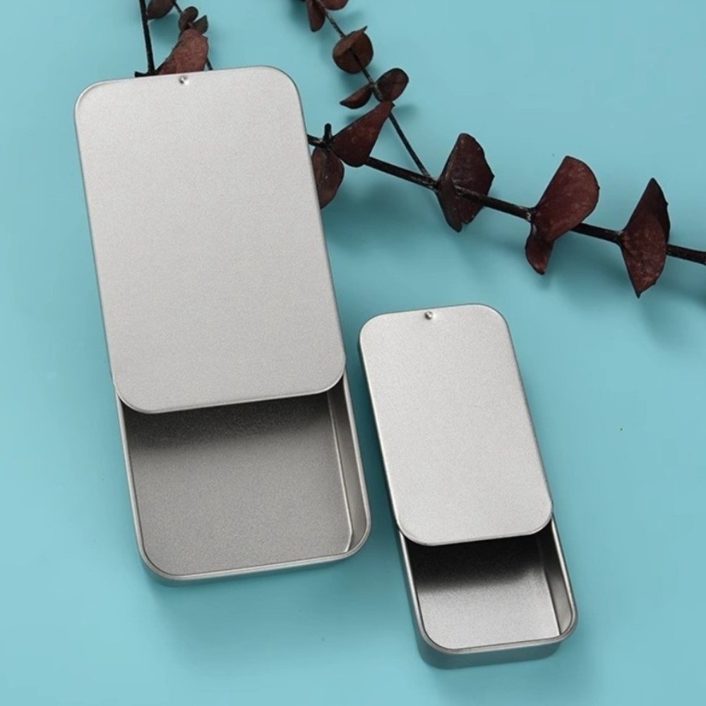 Multi Size Sliding Lid Tin Box - огляд і ціна Tin Container Lid